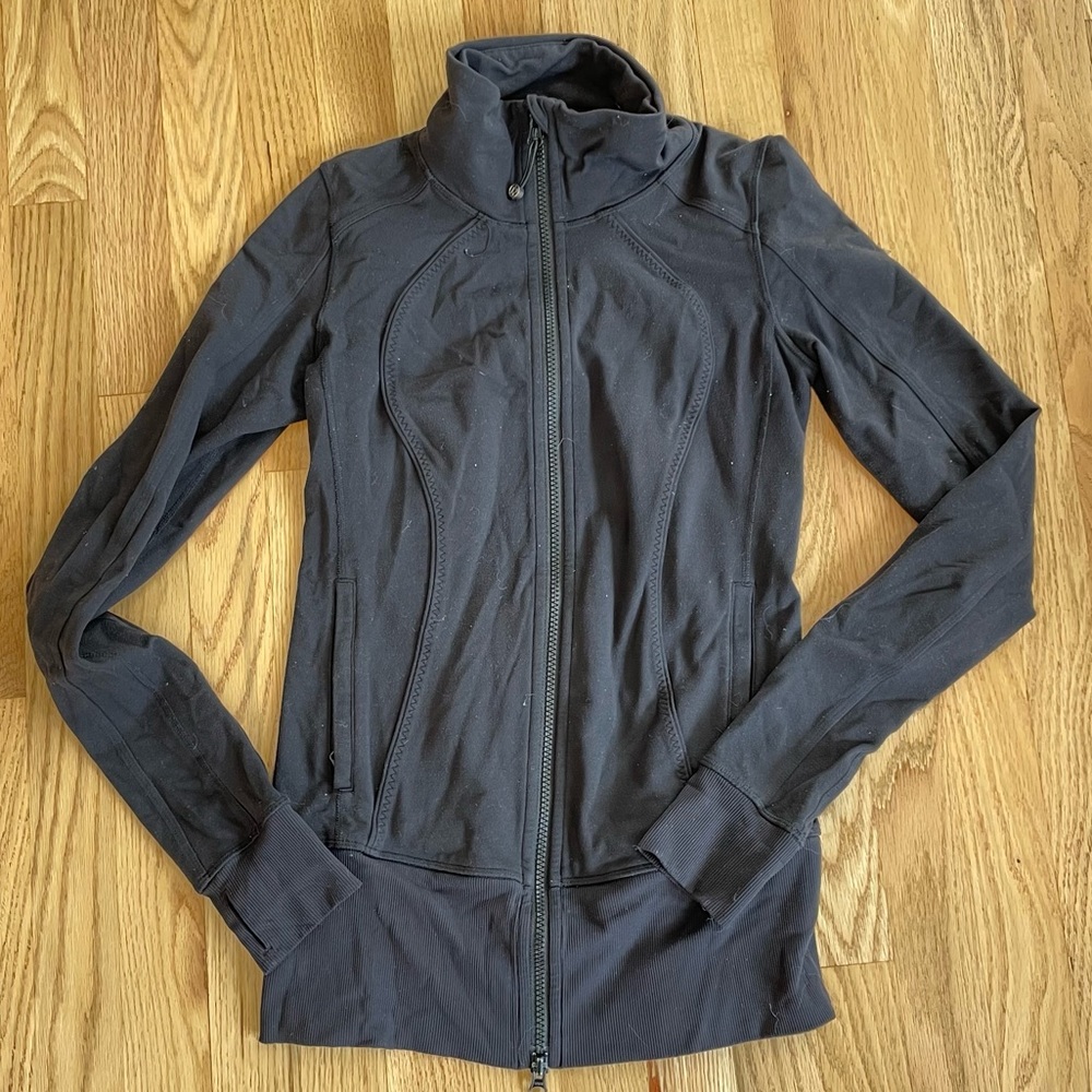 Lululemon Black Zip Up Jacket Size 4